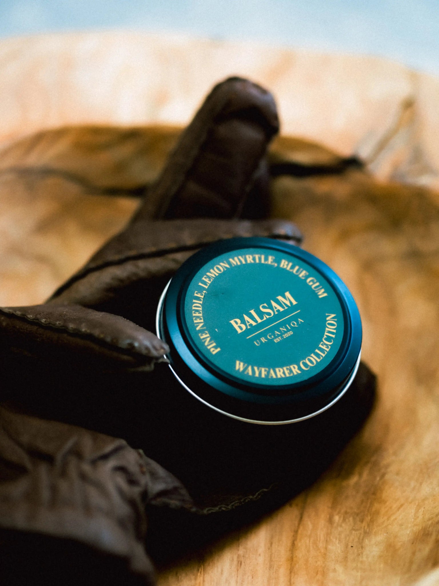 Balsam Soy Candle Travel Tin | Wayfarer Collection - Urganiqa