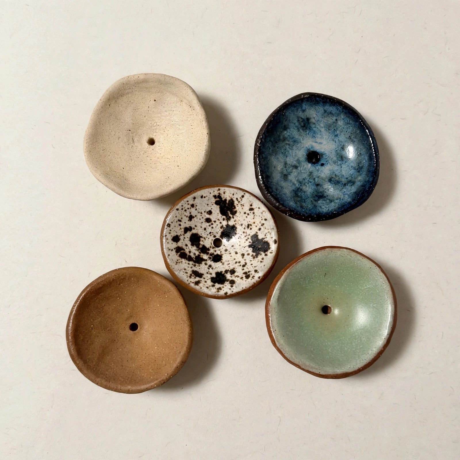 Foraged Bean Ceramic Incense Holder - Urganiqa