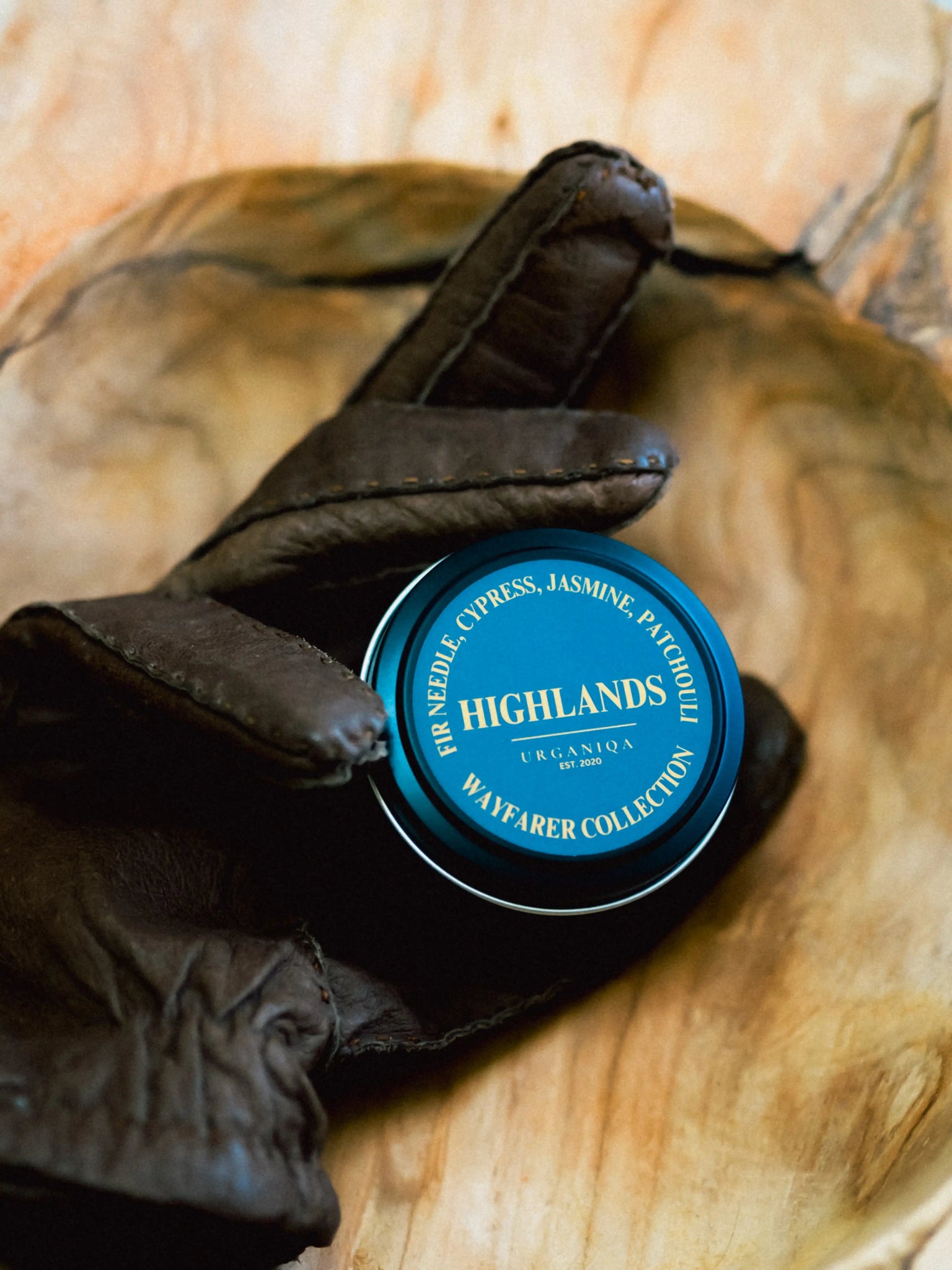 Highlands Soy Candle Travel Tin | Wayfarer Collection - Urganiqa