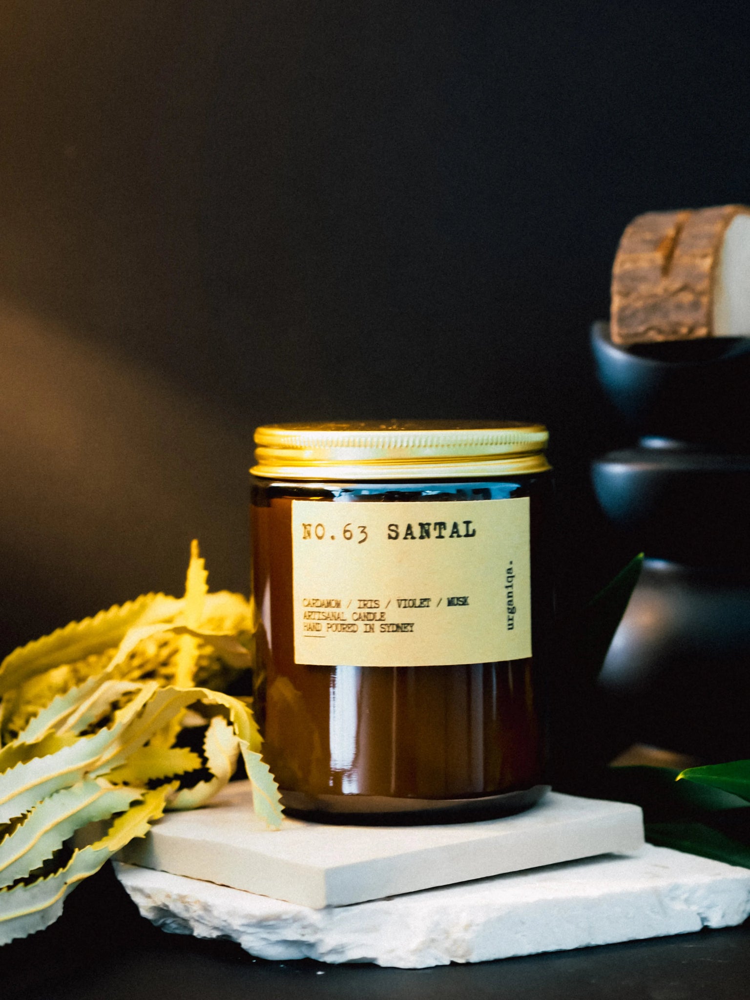 Santal Scented Candle | Ritual Collection - Urganiqa