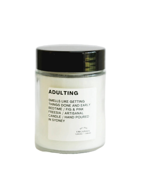 Adulting Scented Candle | Unfiltered Collection - Urganiqa