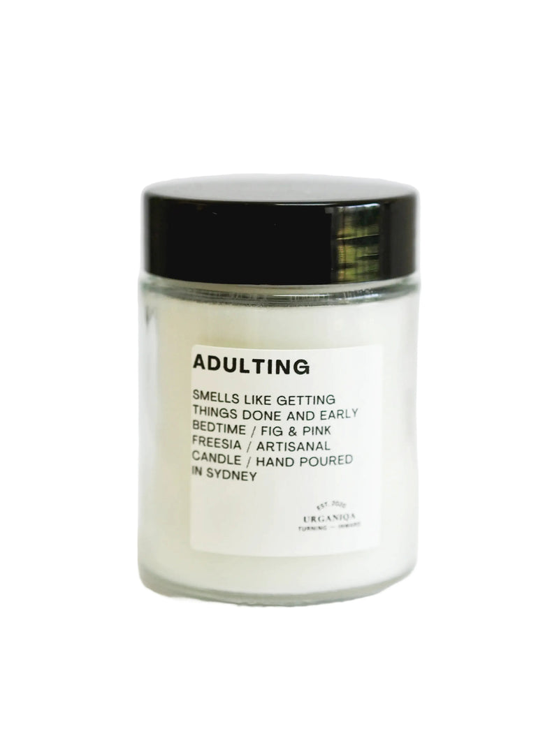 Adulting Scented Candle | Unfiltered Collection - Urganiqa
