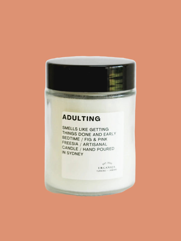 Adulting Scented Candle | Unfiltered Collection - Urganiqa