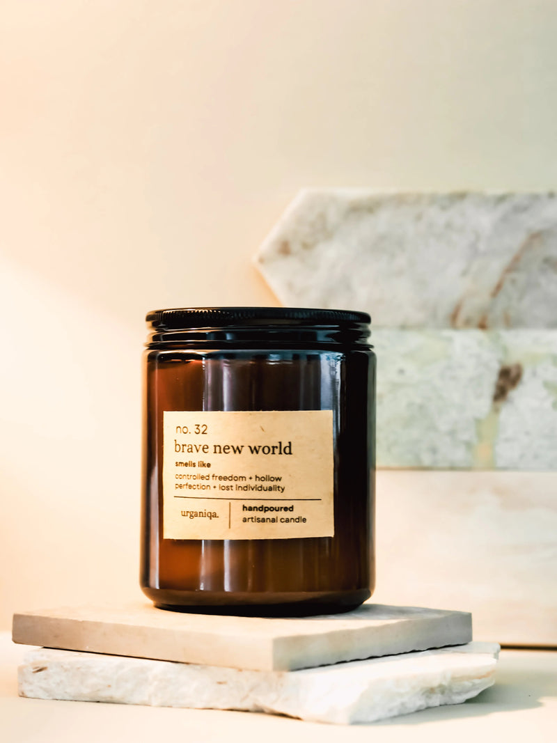 Brave New World Scented Candle | Nobela Collection - Urganiqa