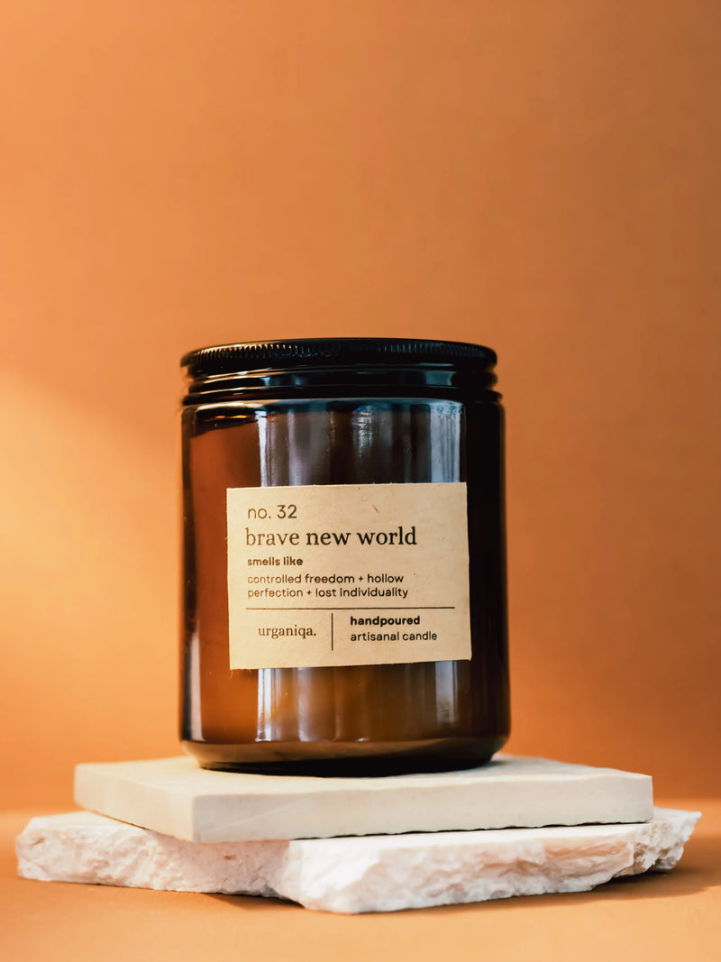 Brave New World Scented Candle | Nobela Collection - Urganiqa
