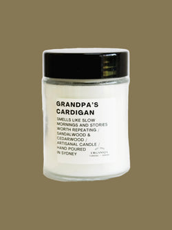 Grandpa's Cardigan Scented Candle | Unfiltered Collection - Urganiqa