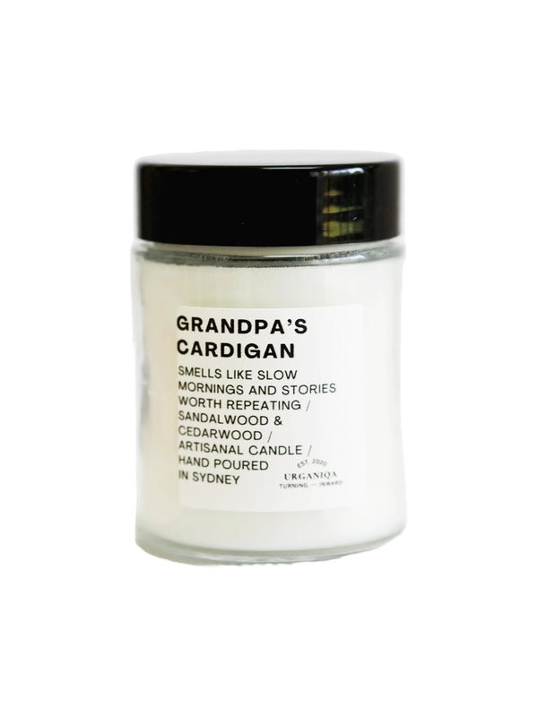 Grandpa's Cardigan Scented Candle | Unfiltered Collection - Urganiqa