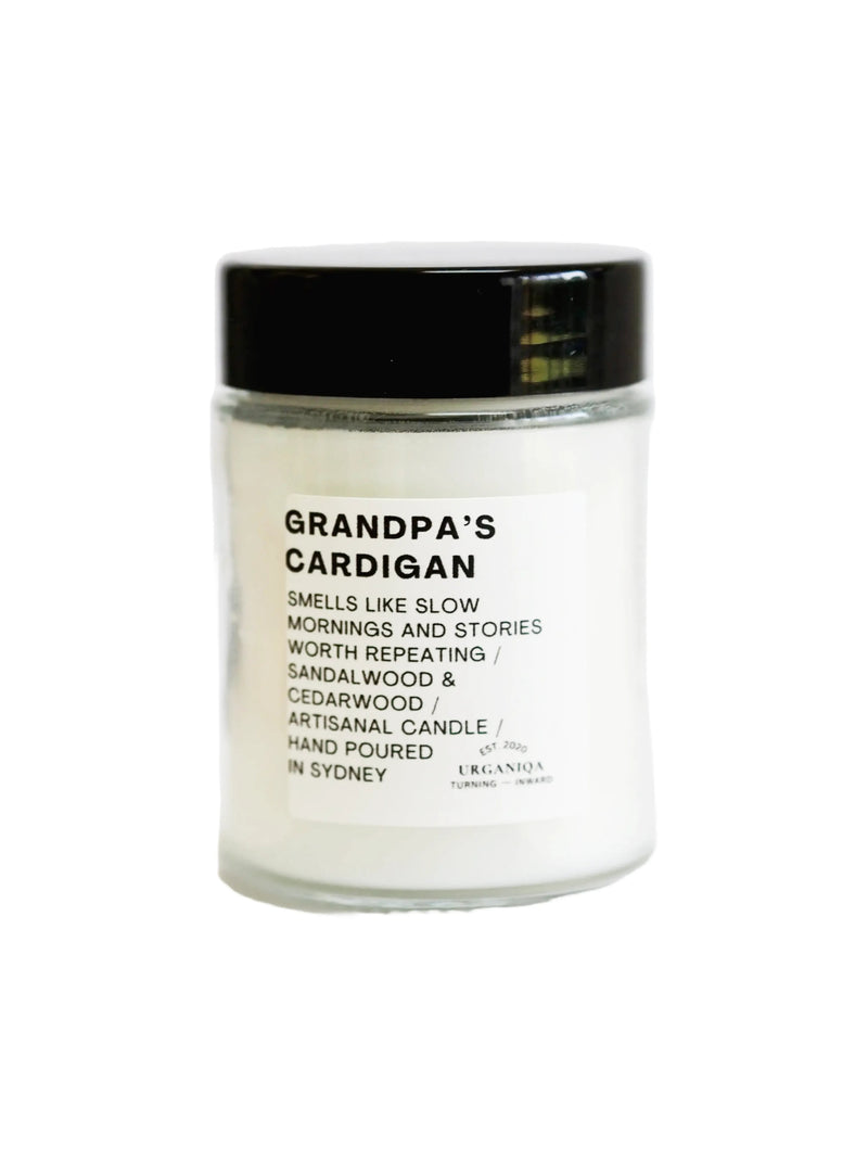 Grandpa's Cardigan Scented Candle | Unfiltered Collection - Urganiqa