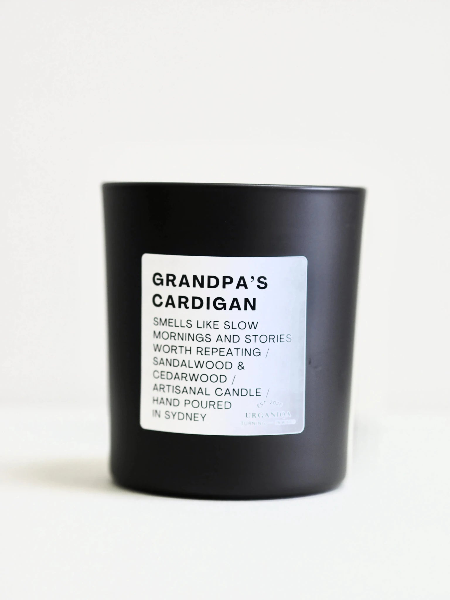 Grandpa's Cardigan Scented Candle | Unfiltered Collection - Urganiqa