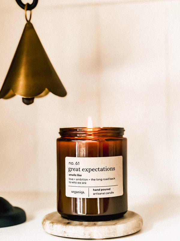 Great Expectations Scented Candle | Nobela Collection - Urganiqa