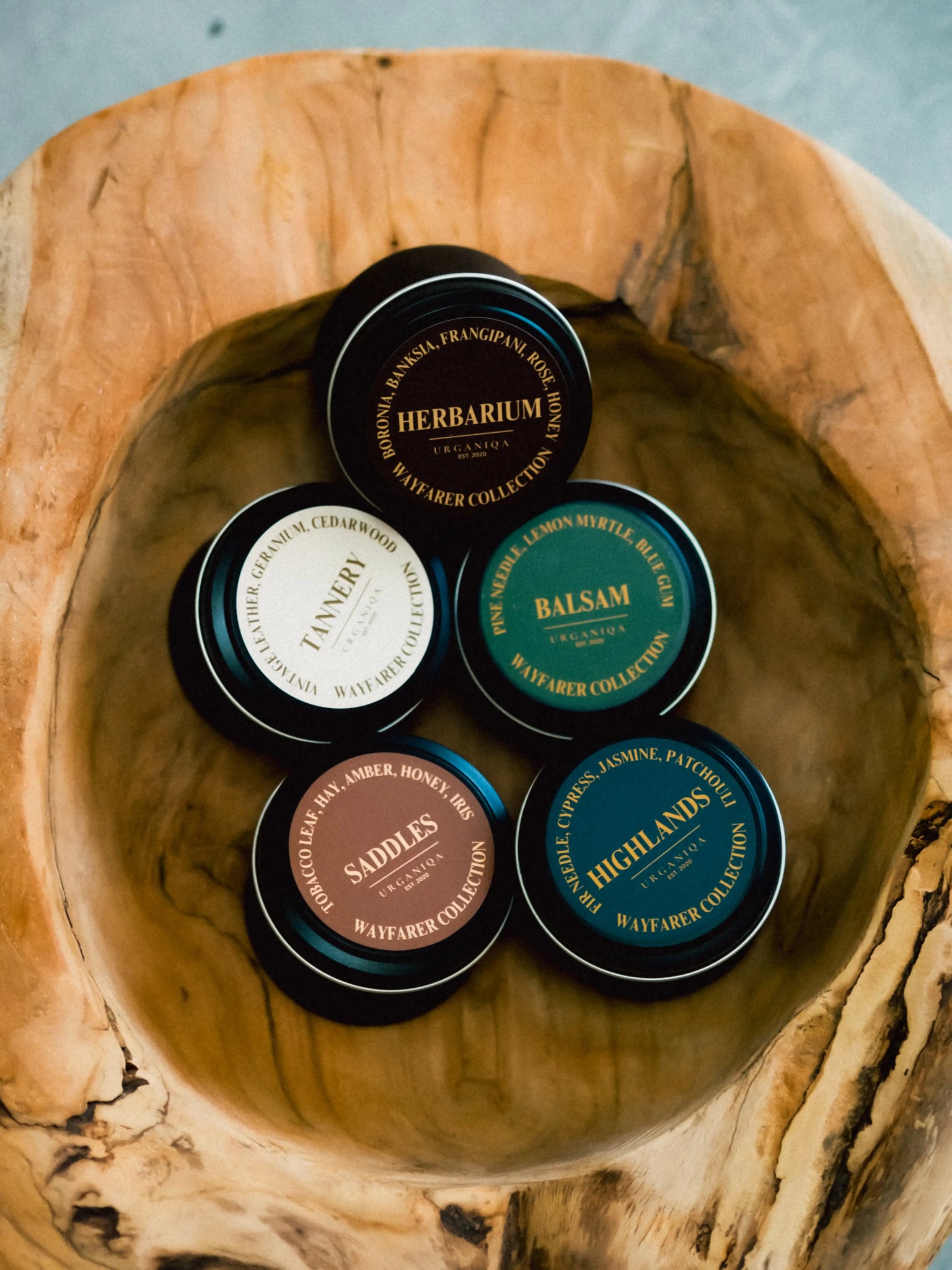 Herbarium Soy Candle Mini Gallon | Wayfarer Collection - Urganiqa