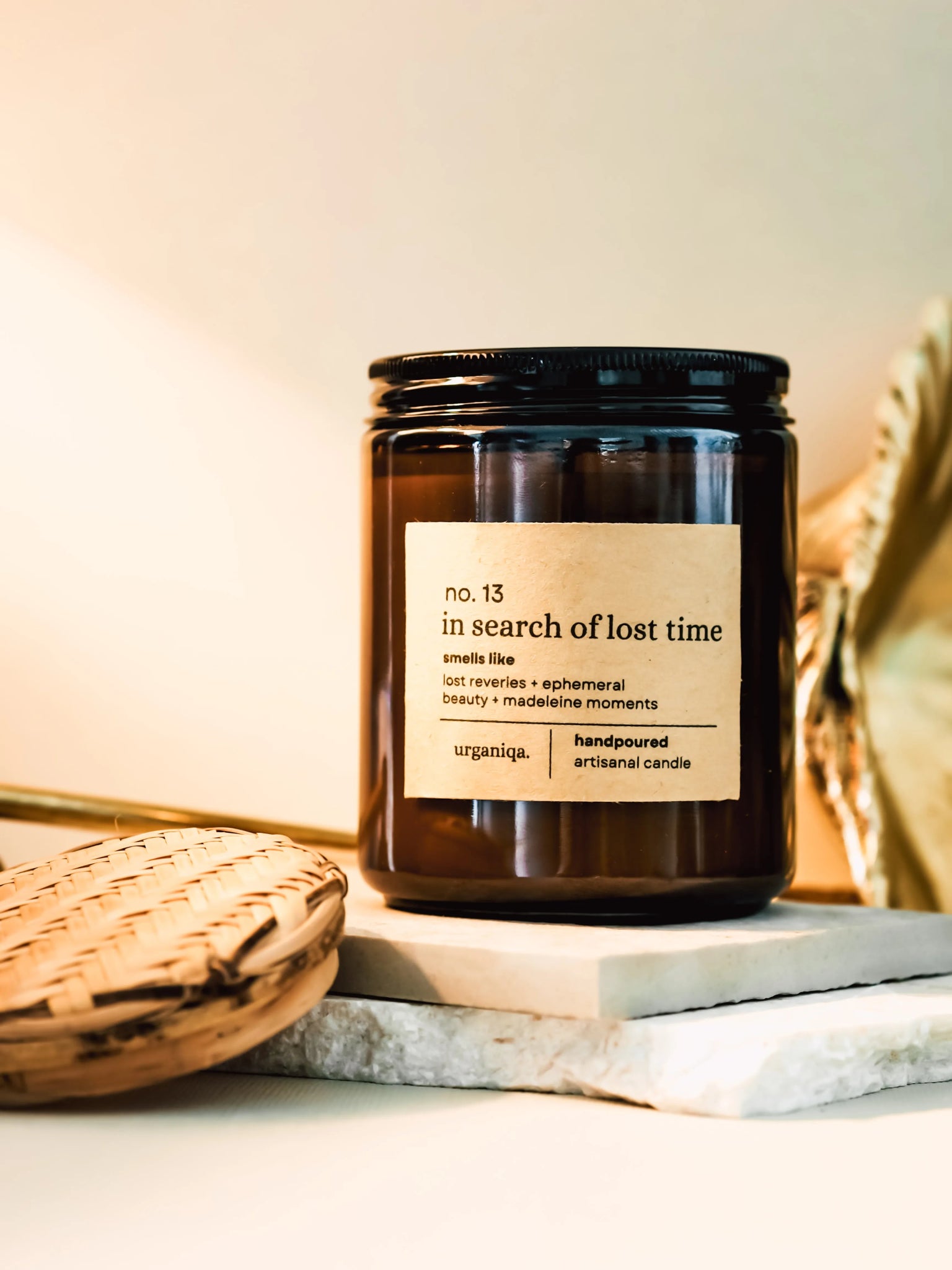 In Search of Lost Time Scented Candle | Nobela Collection - Urganiqa