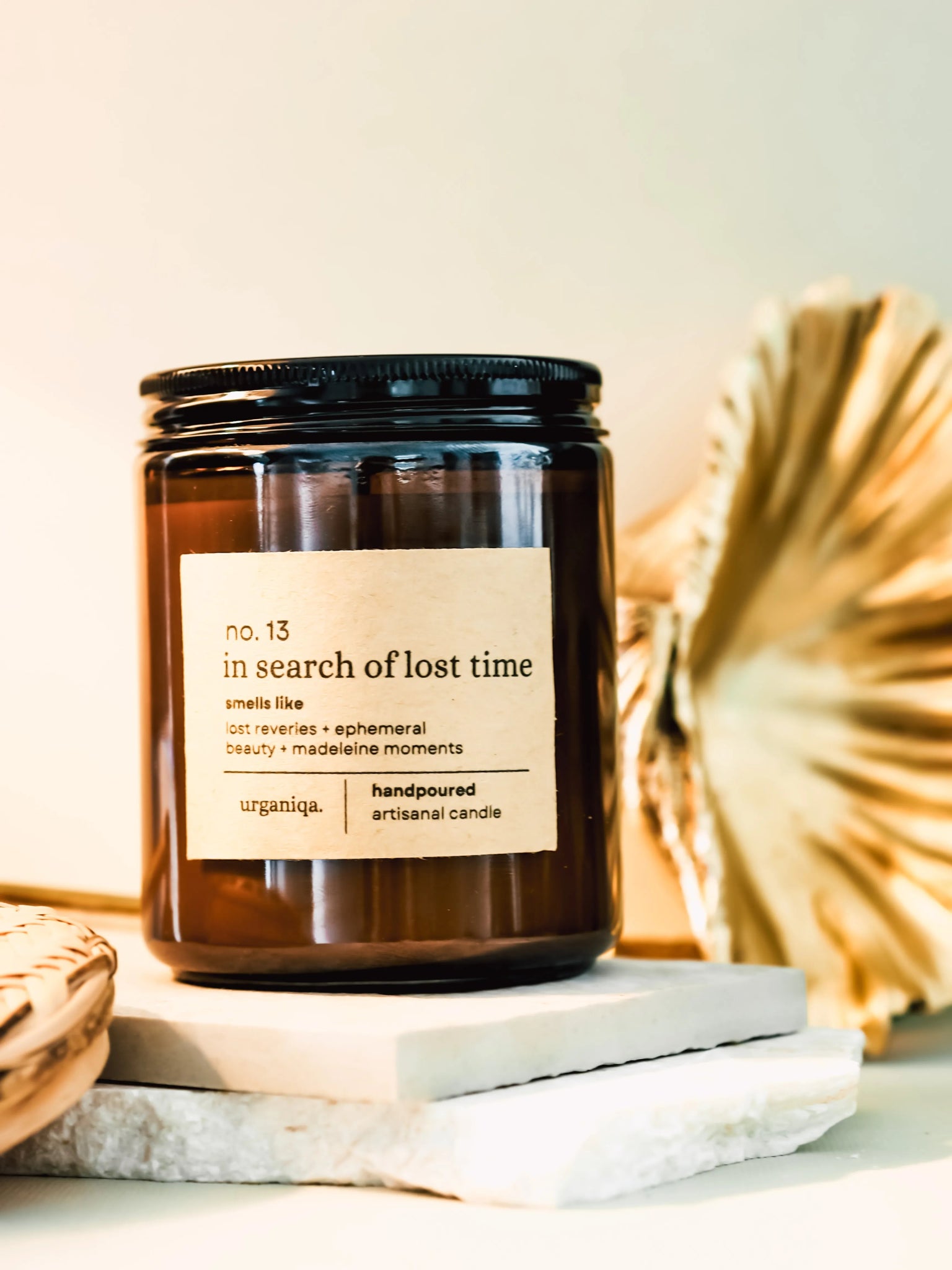 In Search of Lost Time Scented Candle | Nobela Collection - Urganiqa