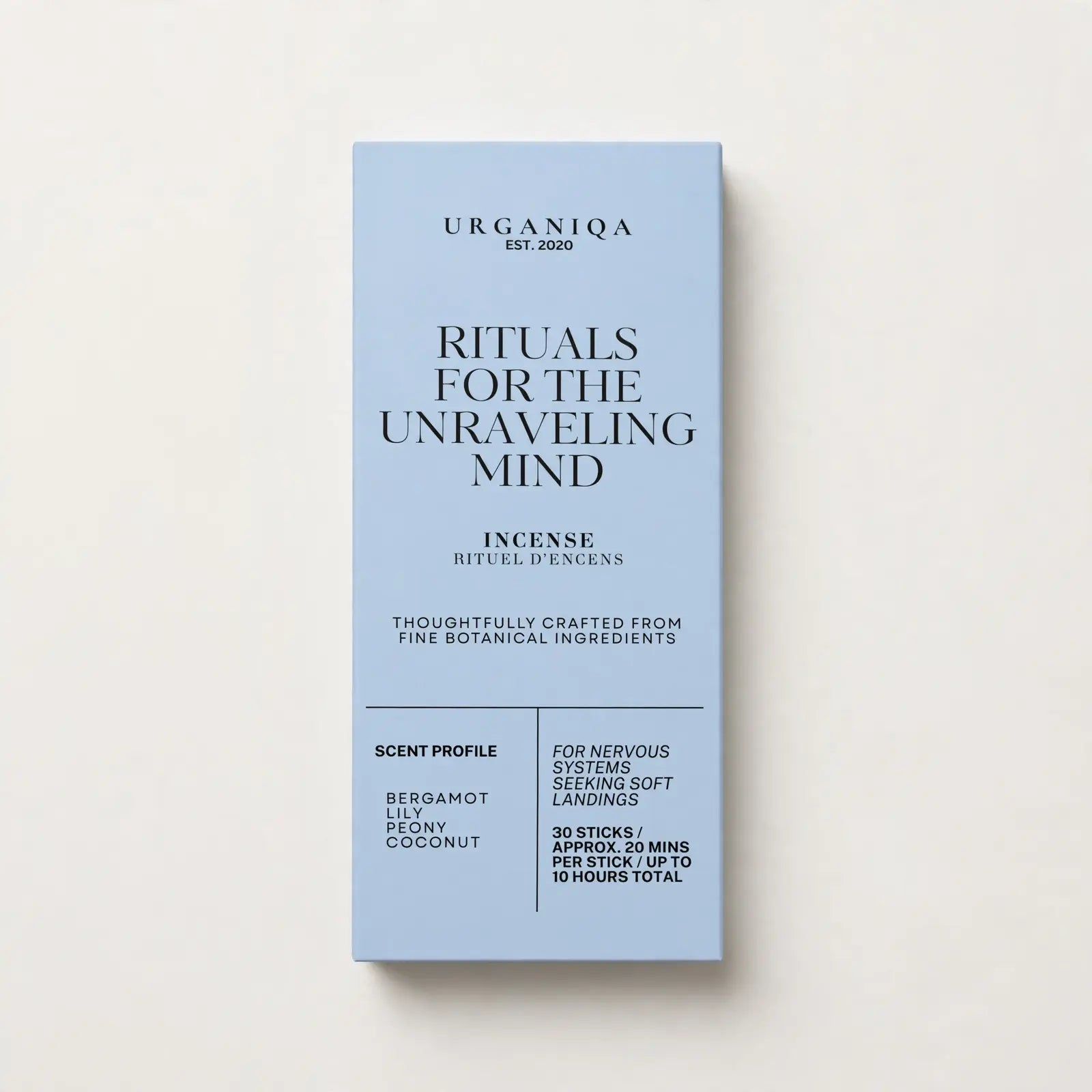 Rituals for the Unraveling Mind Incense | Grounded Collection - Urganiqa