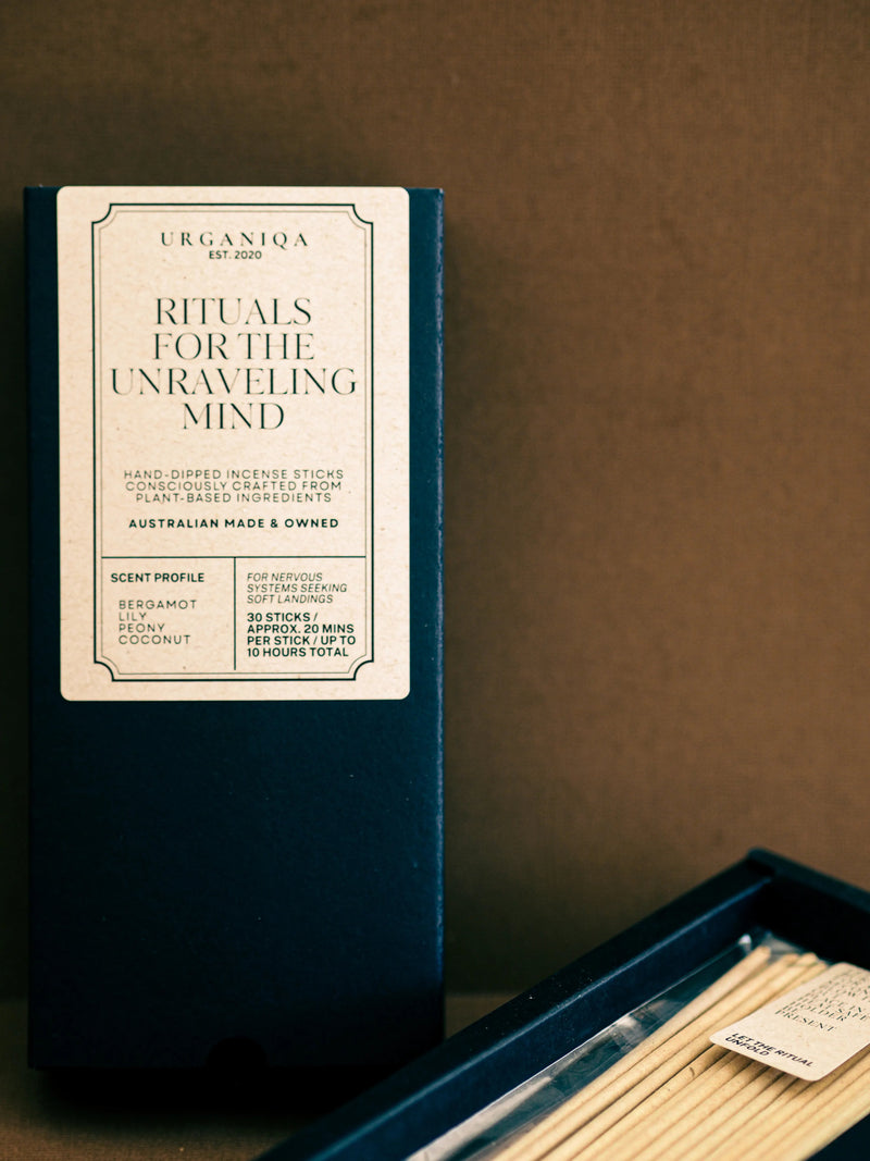 Rituals for the Unraveling Mind Incense | Grounded Collection - Urganiqa