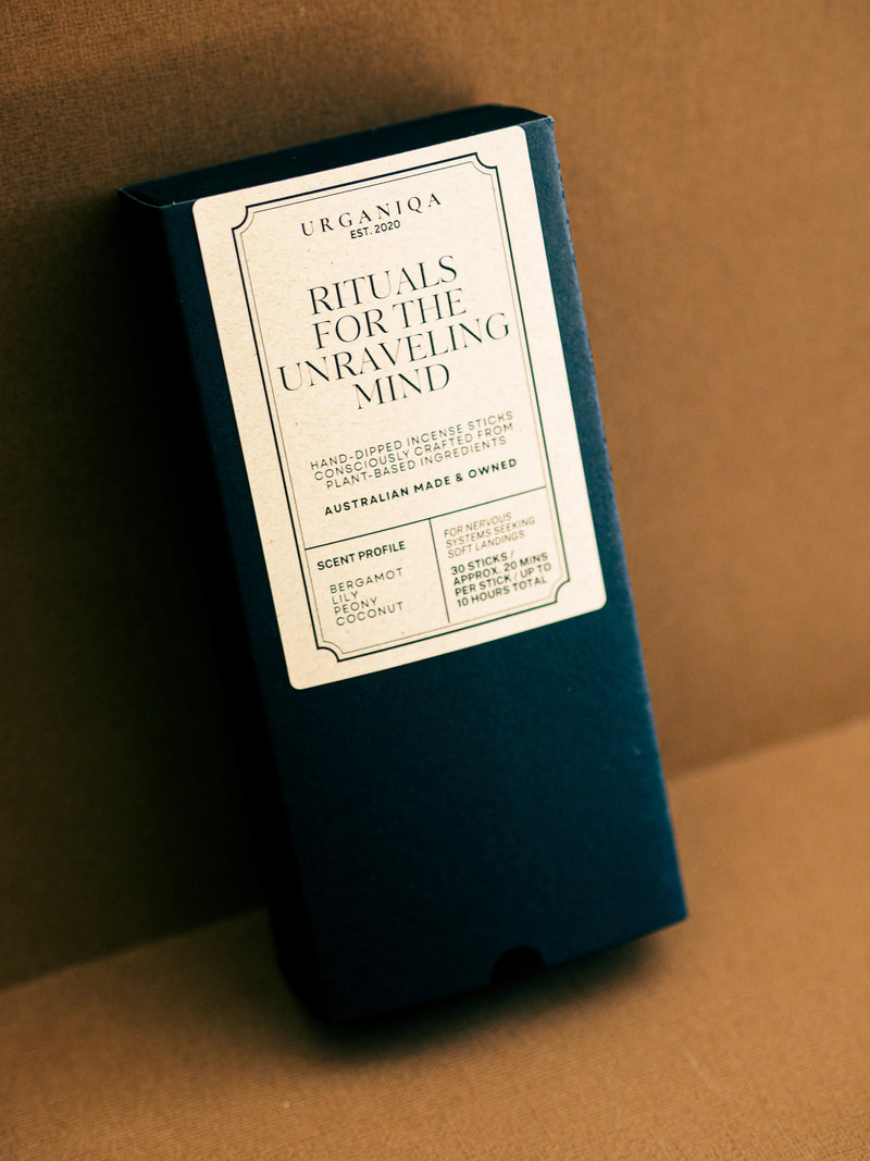 Rituals for the Unraveling Mind Incense | Grounded Collection - Urganiqa