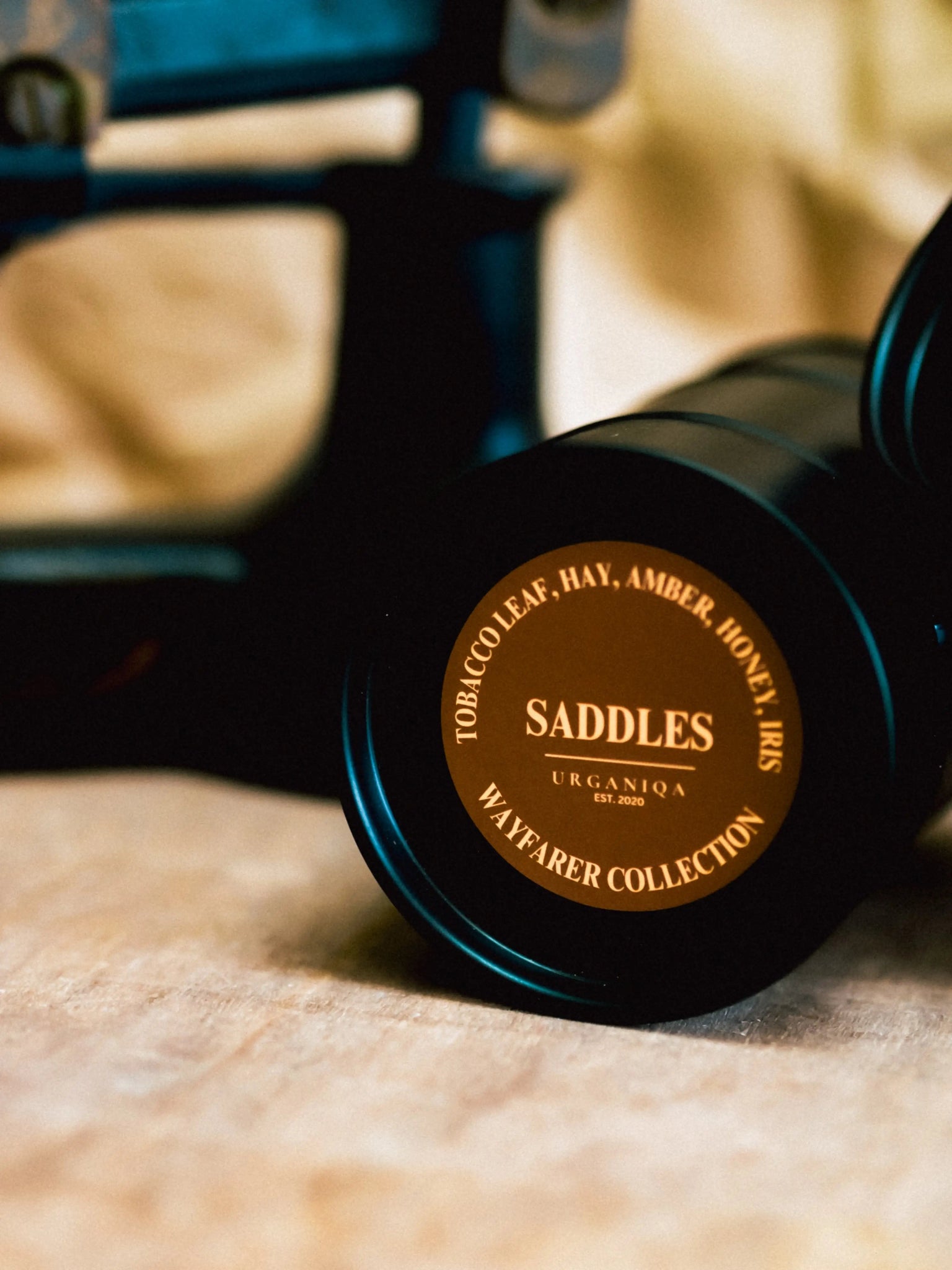 Saddles Soy Candle Mini Gallon | Wayfarer Collection - Urganiqa