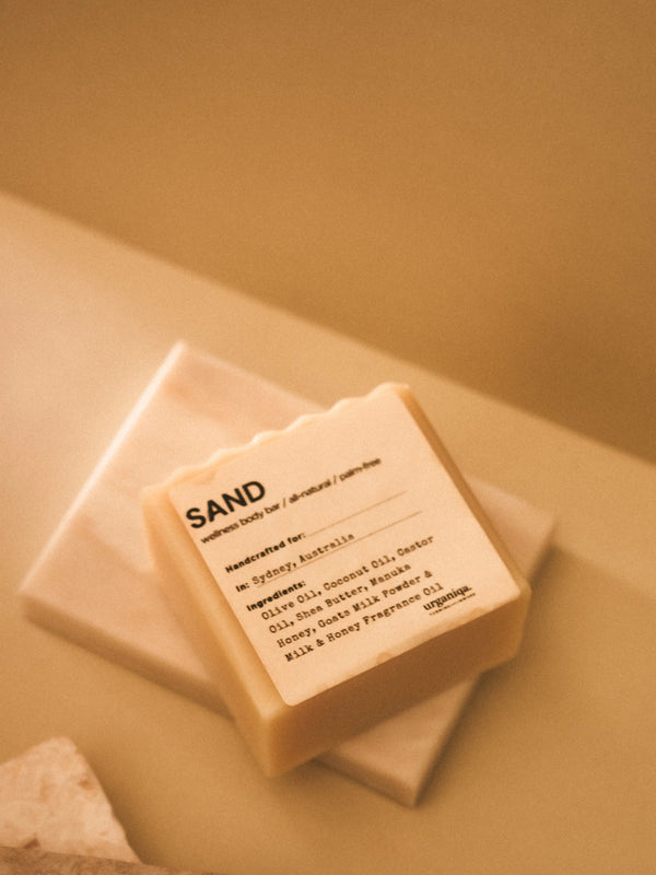 Sand All - Natural Naked Soap Palm - free & Cruelty - free | Guapa Collection - Urganiqa