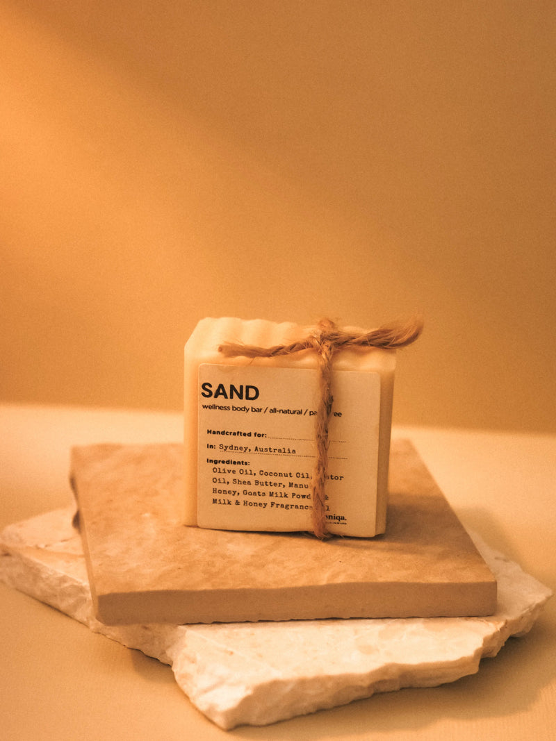 Sand All - Natural Naked Soap Palm - free & Cruelty - free | Guapa Collection - Urganiqa
