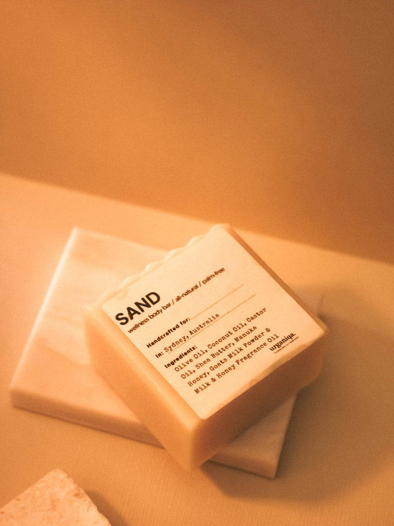 Sand All - Natural Naked Soap Palm - free & Cruelty - free | Guapa Collection - Urganiqa