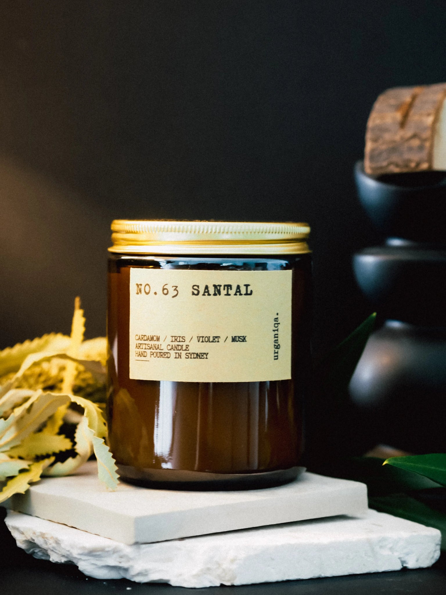 Santal Scented Candle | Ritual Collection - Urganiqa