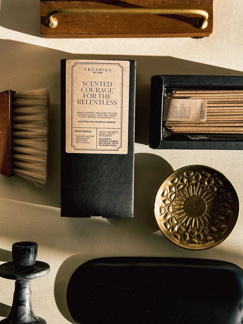 Scented Courage for the Relentless Incense | Grounded Collection - Urganiqa