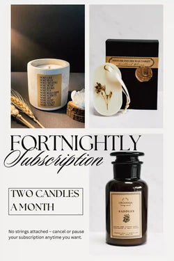 Subscription | Two Candles A Month - Urganiqa