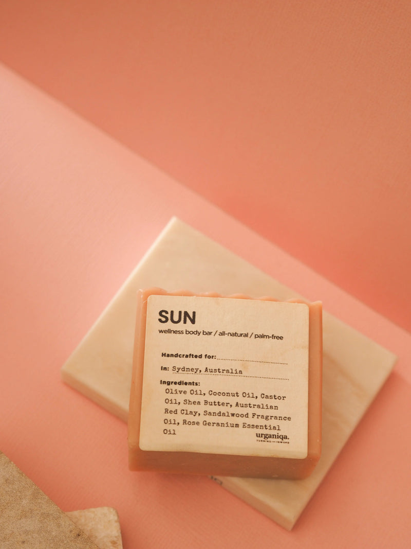 Sun All - Natural Naked Soap Palm - free & Cruelty - free | Guapa Collection - Urganiqa