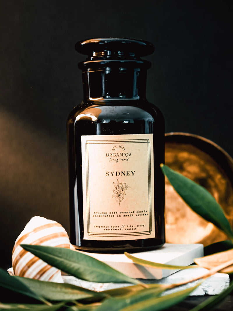 Sydney Scented Candle | Apothecary Collection - Urganiqa