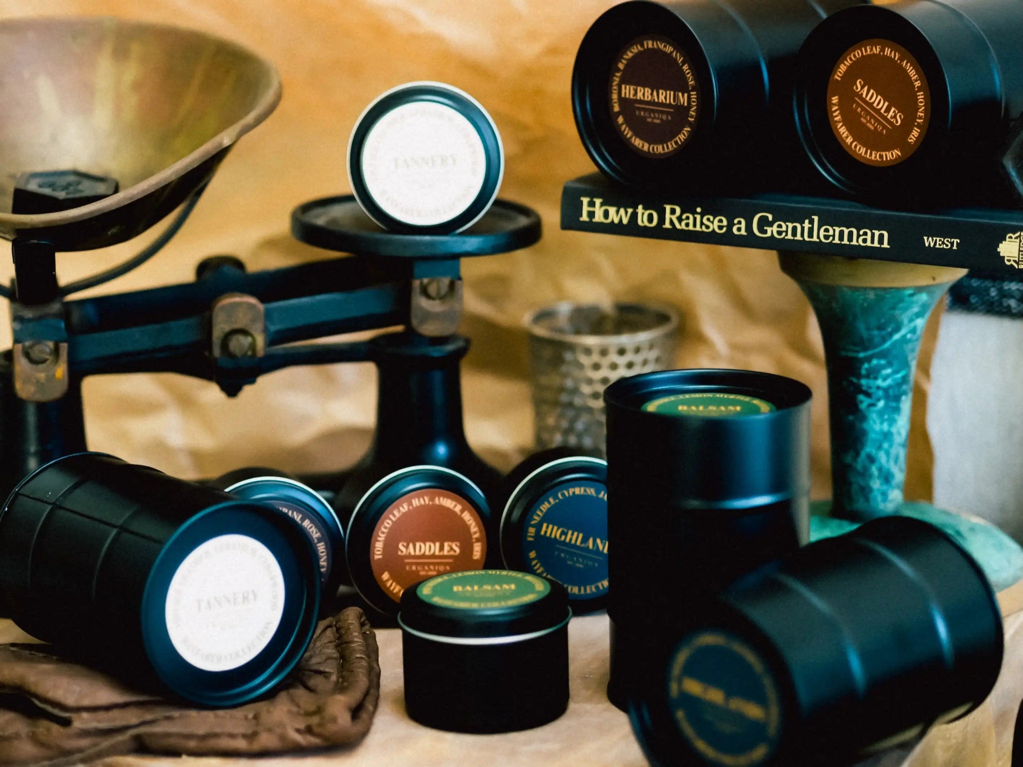 Tannery Soy Candle Mini Gallon | Wayfarer Collection - Urganiqa