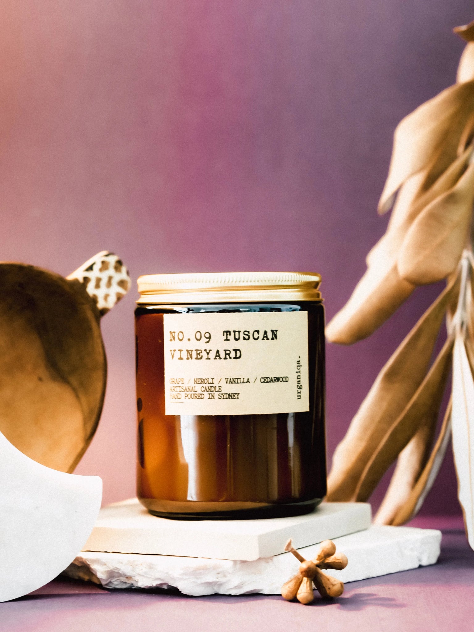 Tuscan Vineyard Scented Candle | Ritual Collection - Urganiqa