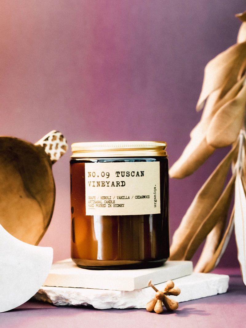 Tuscan Vineyard Scented Candle | Ritual Collection - Urganiqa