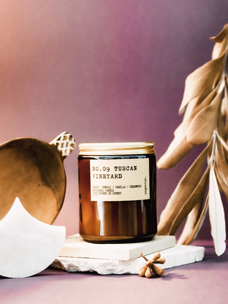 Tuscan Vineyard Scented Candle | Ritual Collection - Urganiqa