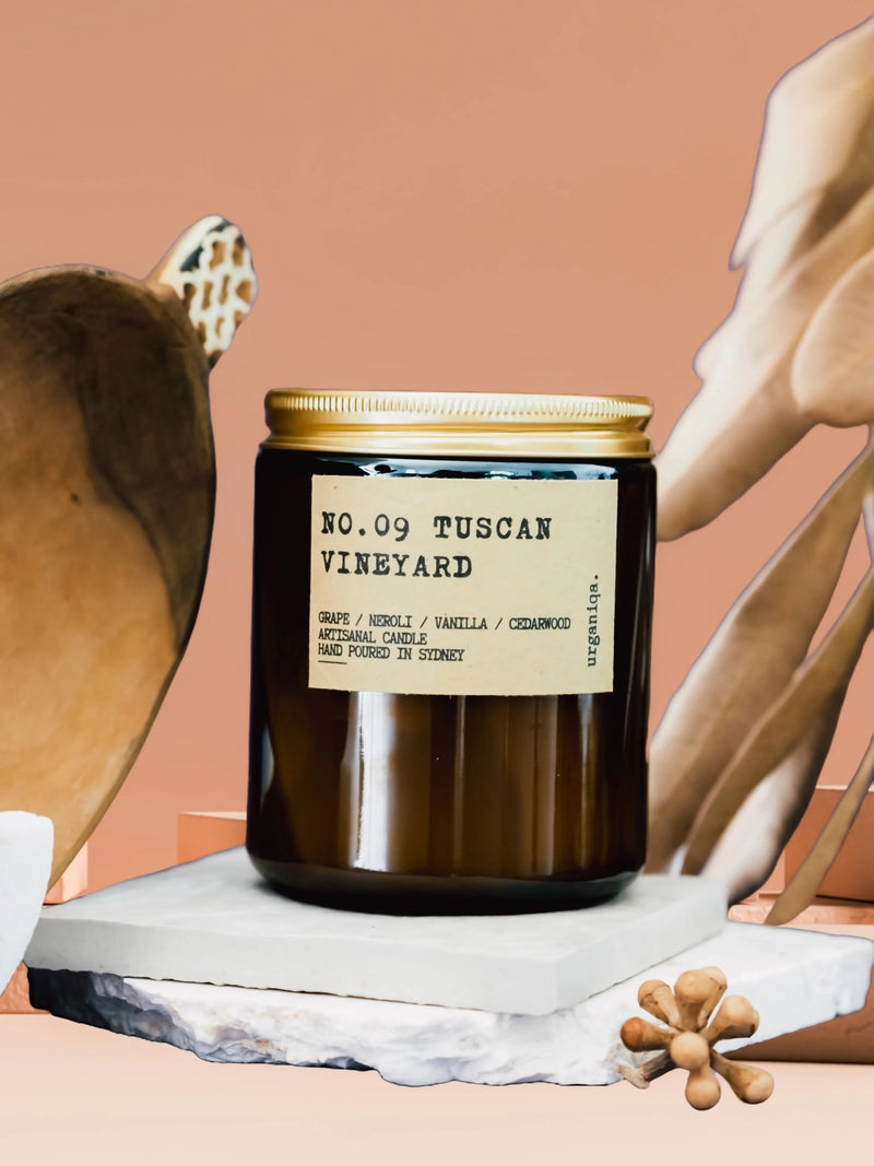 Tuscan Vineyard Scented Candle | Ritual Collection - Urganiqa