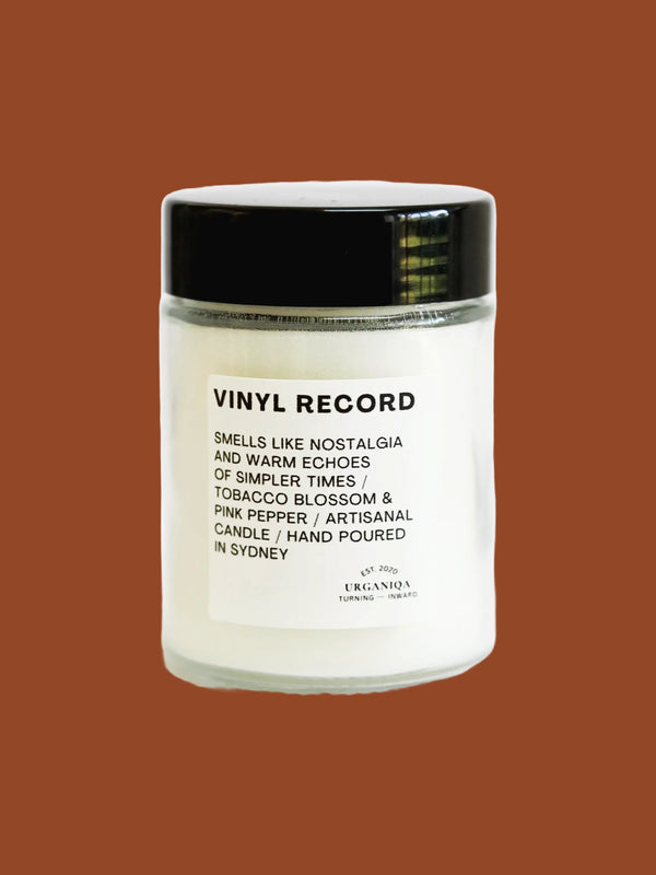 Vinyl Records Scented Candle | Unfiltered Collection - Urganiqa