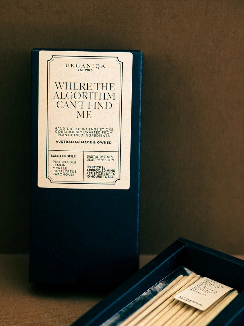 Where the Algorithm Can't Find Me Incense | Grounded Collection - Urganiqa