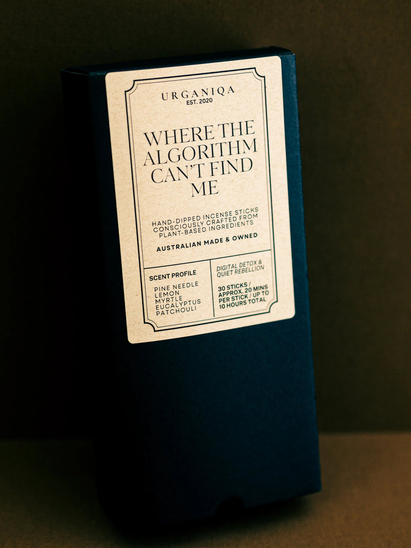 Where the Algorithm Can't Find Me Incense | Grounded Collection - Urganiqa