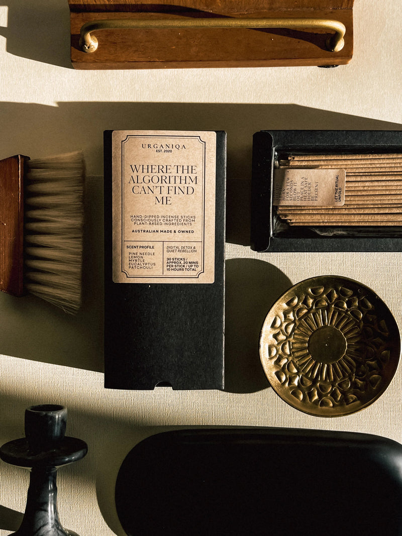 Where the Algorithm Can't Find Me Incense | Grounded Collection - Urganiqa