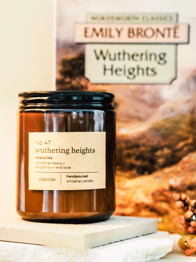 Wuthering Heights Scented Candle | Nobela Collection - Urganiqa